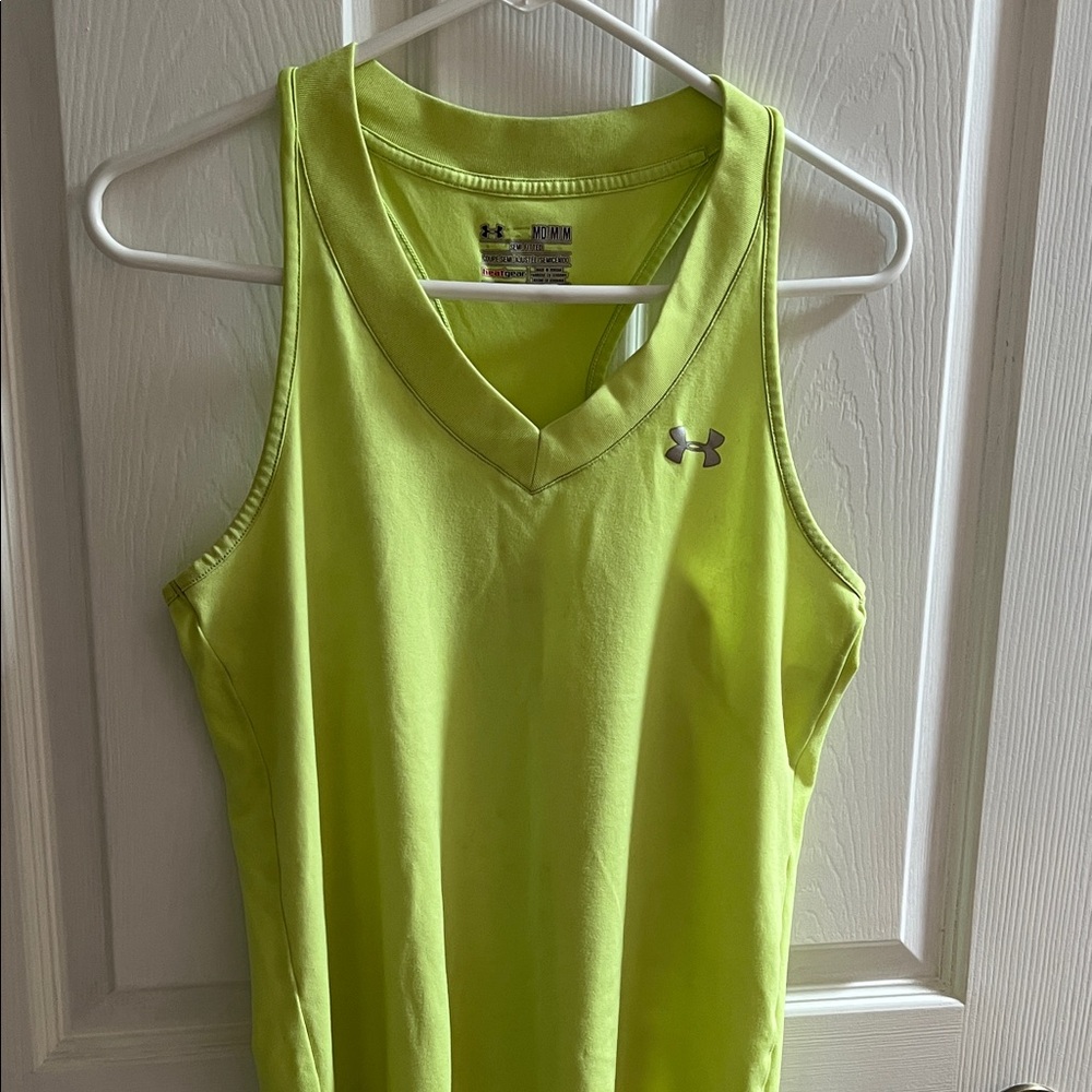 Under Armour Women's Bright Green Tank Top